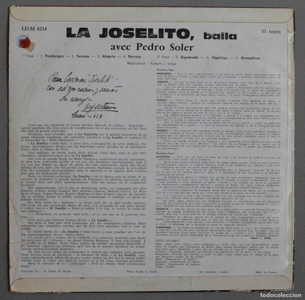 Carmen La Joselito. flamencopizarra.com