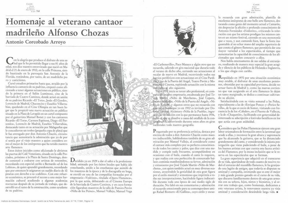 El Chozas. flamencopizarra.com