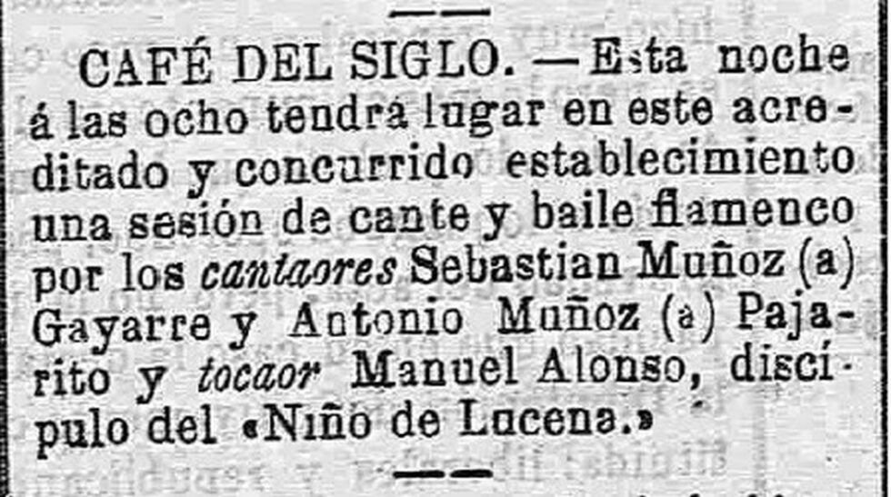 El Gayarre Chico. flamencopizarra.com