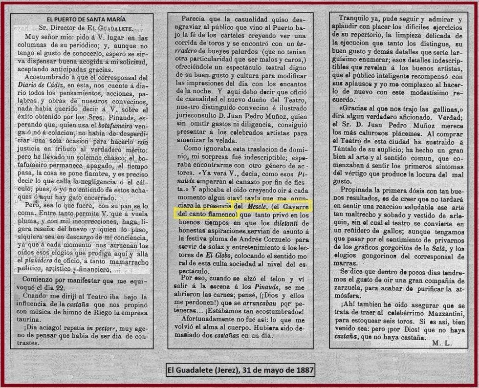 El Gayarre Chico. flamencopizarra.com