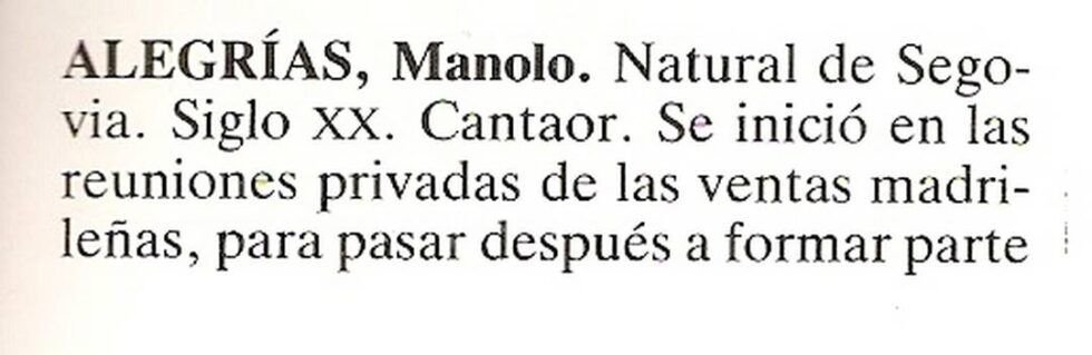 Manolo Alegrías. flamencopizarra.com