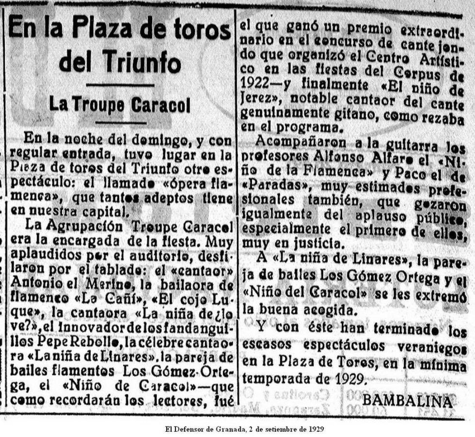 Niña de Linares. flamencopizarra.com